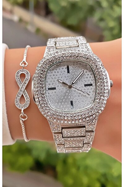 İnogge Special Design Women's Wristwatch with Zircon Stone