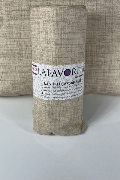 Lafavorita Double and King Size Elastic Sheet + 2 Pillow Cases