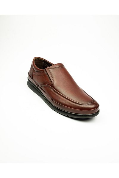RESTFULL Ανδρικά casual παπούτσια 9000 καφέ δερμάτινα Loafers Comfort