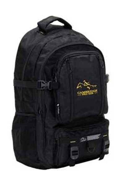 Cambridge Polo Club Unisex Siyah Sırt Çantası