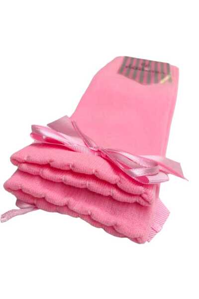 LUCYK&KİDS Çocuk Dizaltı Fiyonklu Pamuk Çorap 5-6-7-8- 9-10-11-12 Yaş