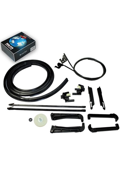 İDEAL OTOMOTİV Renault Clio 2 1998-2012 Sunroof Tel Fitil Dişli Çıta Ayak Seti