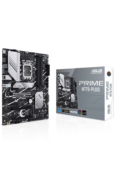 ASUS Prime H770-PLUS Intel H770 Socket LGA1700 DDR5 7200MHz 3xM.2 ATX Motherboard