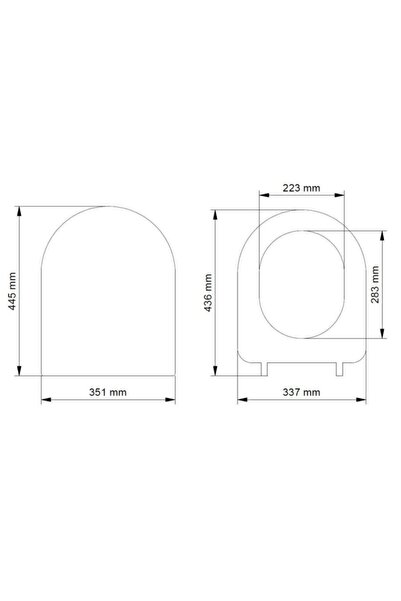 Visam Mimoza Yavaş Kapanan Klozet Kapağı