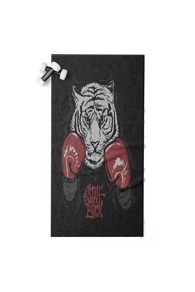Erays Home Digital Printed Sports Athlete Fitness Towel 50x100 Cm 100% Cotton