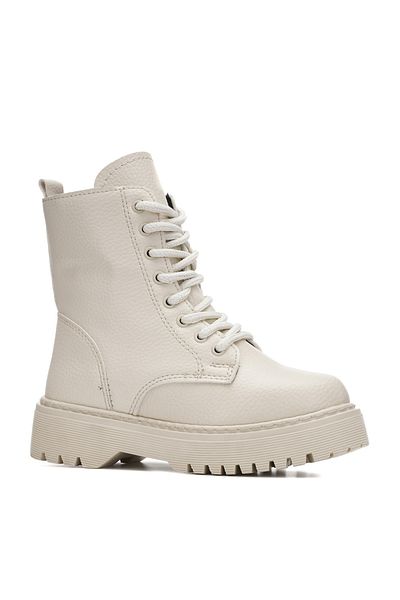 AlbiShoes Κοριτσίστικες χειμερινές αδιάβροχες μπότες με φερμουάρ Παιδικές μπότες με κορδόνια
