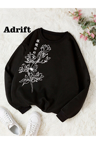 Adrift Dandelion Mole Streetwear Σχέδιο Harajuku/Γοτθικό Μαύρο