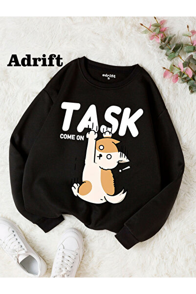 Adrift Task Come On Y2K Stil Harajuku Trend de Stradă Design Harajuku/gotic N...