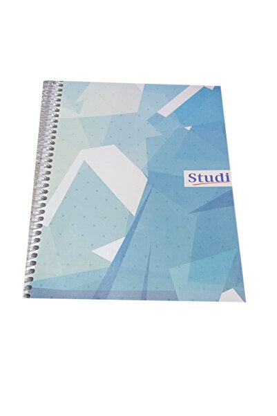 Studi A4 Karton Kapak 160 Yaprak Spiralli Kareli Defter