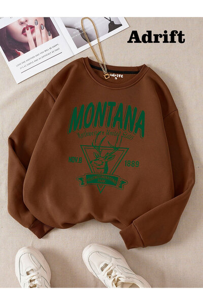 Adrift مونتانا كوستيبك ستريت تريند ديزاين هاراجوكو/بني قوطي