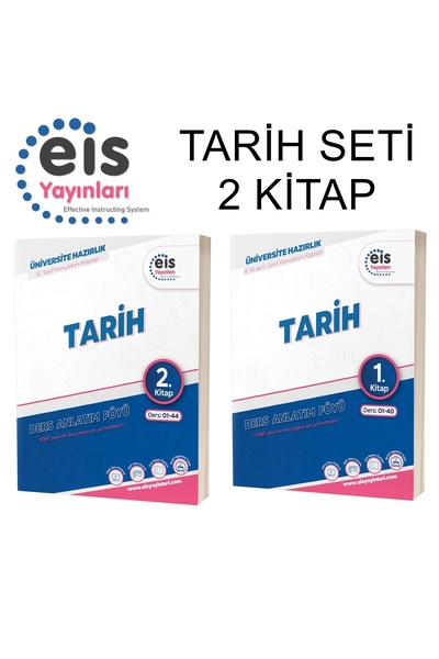eis Yayınları Eis YKS DAF Tarih 1-2 Set (2 Kitap) Yeni Mavi Seri Ders Anlatım...