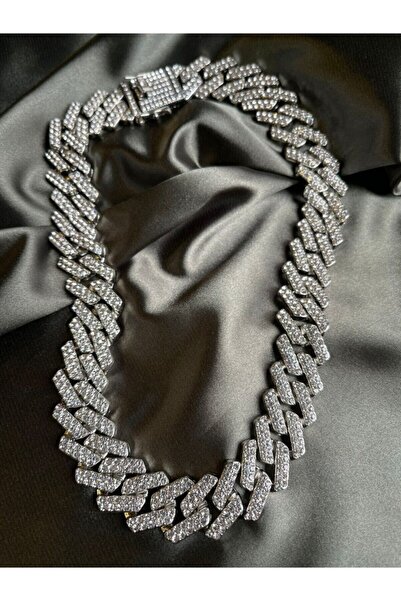 OSLO TAKI Cuban Chain 13mm Gümüş 55cm