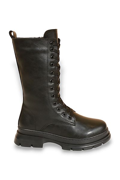 Konfores 1725-507009 Cizme cu talpă cauciuc Ghete sport NEGRE