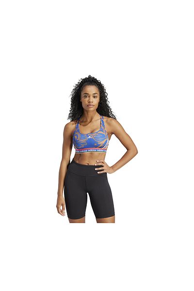 adidas Braț de damă colorat cu susținere medie - Farm Bra Im2370