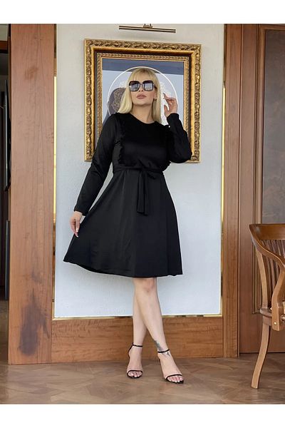 ViolettaXL Rochie Marime Plus - Croiala Relaxata