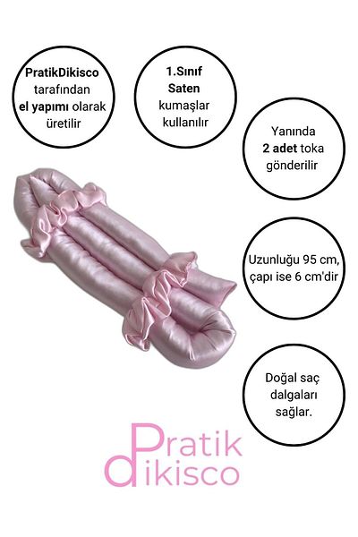 PratikDikisco Heatless Hair Styling Satin Hair Sauce