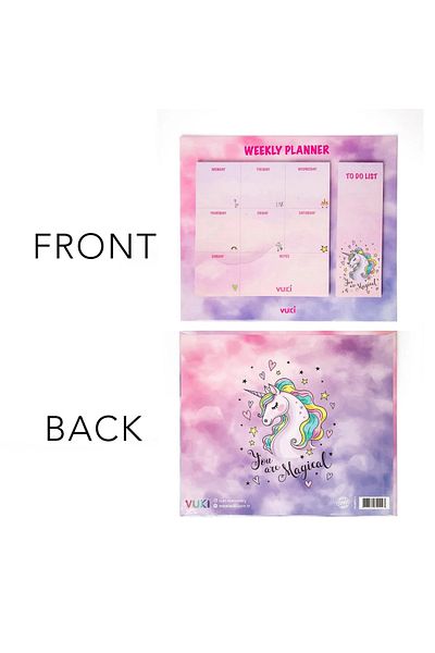 Şeker Ofisi Unicorn Model Desktop Weekly Planner Notebook