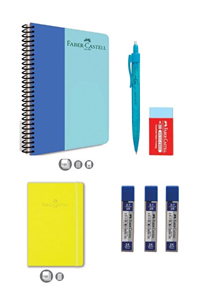 Faber Castell Set de caiete albastre