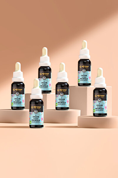 Eğriçayır Organik Su Bazlı Propolis Damla 6 X 20ml