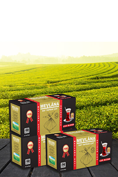 Mevlana Çay 3 X 25'li - %100 Ceylon Sri Lanka Sallama Mevlana Tea Group Barda...