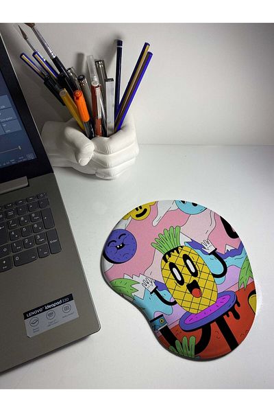 HobiShop Dancer Pineapple Wrist Support Mouse Pad
