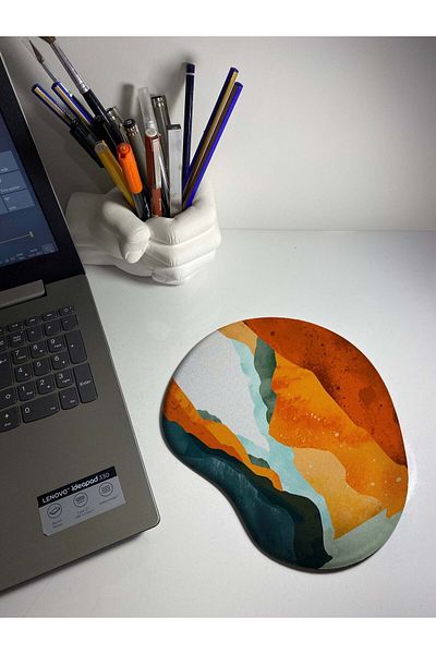 HobiShop Illustrrator Drawing Mouse Pad with Wrist Support