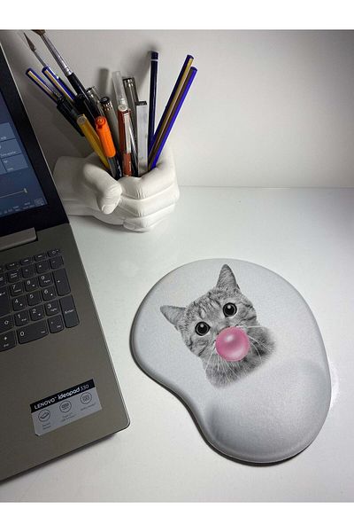 HobiShop Chewing Gum Cat Mouse Pad with Wrist Support
