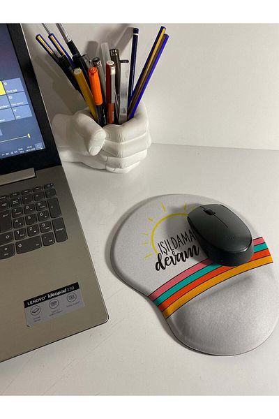 HobiShop Keep Shining Printed Mouse Pad with Wrist Support