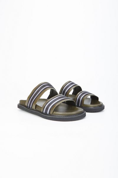 Tamer Tanca Men's Genuine Leather Daily Slippers 876 606 Erk Sndtl Y22