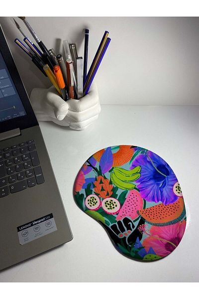 HobiShop Aloha Hawaii Printed Mouse Pad with Wrist Support