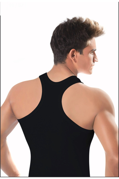 ERŞAH Erkek Ribana Siyah Atlet