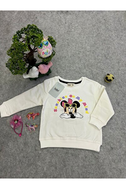 İSOBEL MİNNİE MOUSE BASKILI KIZ BEBEK SWEAT