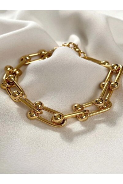 BULUT Kadın Blanca Tifany Şık Altın Renk Zincir Bileklik
