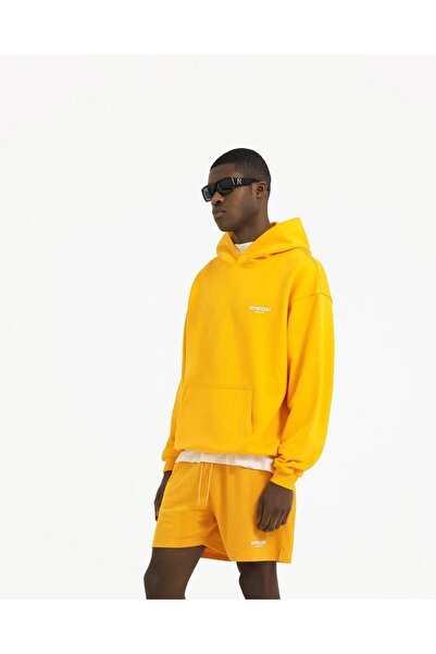 Benisengiydir Žlutá reprezentativní tištěná oversize unisex mikina s kapucí