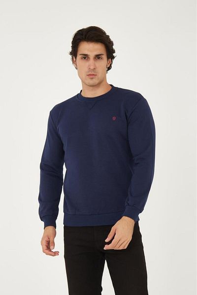 Rey Polo BICYCLE COLLAR FRONT DETAIL BASIC SWEATSHIRT