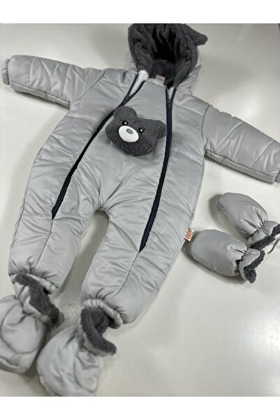 Cicix Baby Ayıcık Kulaklı Welsoft Kozmonot (Astronot Tulum)