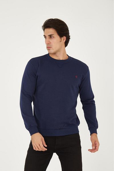 Rey Polo BICYCLE COLLAR FRONT DETAIL BASIC SWEATSHIRT