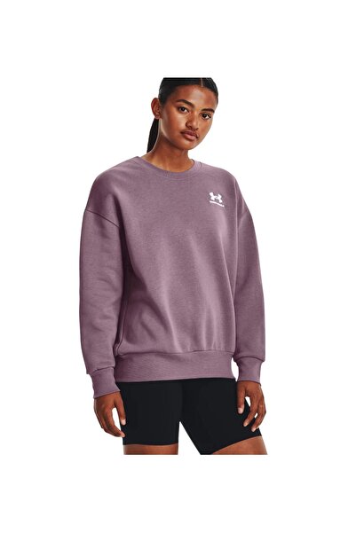 Under Armour 1379475 Essenti?al Flc Os Crew Sweat Kadın Sweatshi?rt