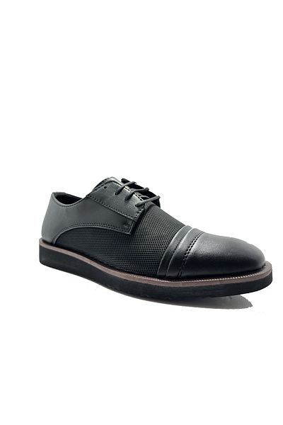 CONTEYNER 481 Black Lace-Up Casual Men's Shoes