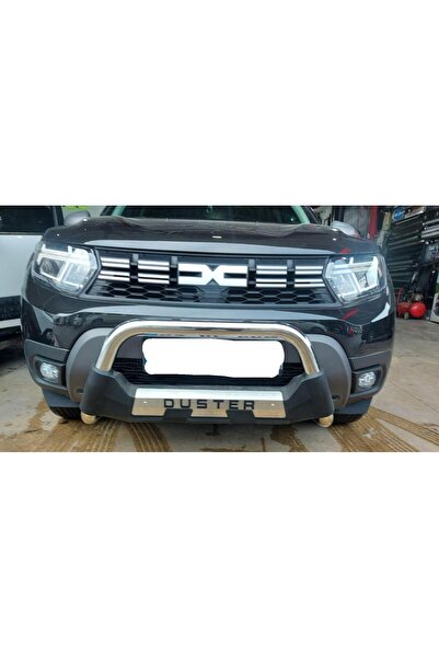 Türkmen Dacia Duster 2018 Sonrası  Uyumlu Krom Ön Koruma Amazon Model