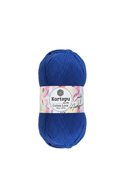 Kartopu غزل الحياكة اليدوية القطني من Cotton Love K627 Dark Saks Amigurumi 10...