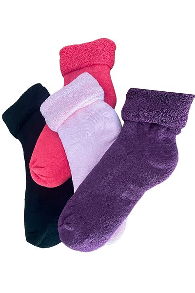socksbox 4 чифта зимни безшевни дамски чорапи с дебели обувки