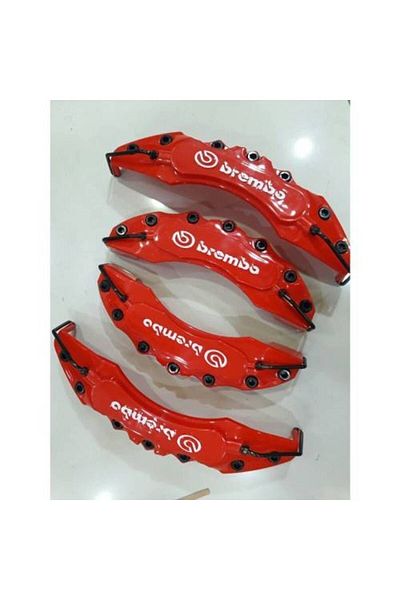 Tiger Marketing Aston Martin Rapide Compatible Brembo Red Caliper Cover 4-Piece with Oil Hose