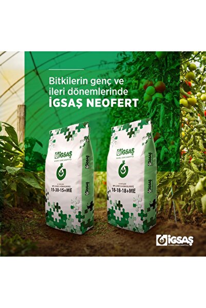 İGSAŞ 18 18 18 Sebze Meyve Damlama Iz Elementli Npk Gübresi 25 kg