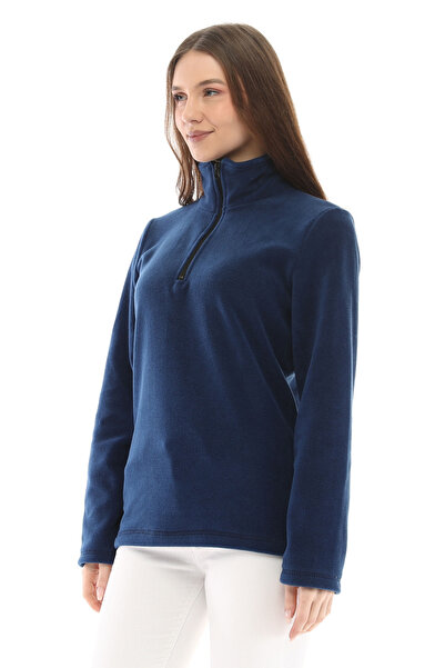 GHASSY CO. Ghassyco. Women's Half Zipper Fleece Sweatshirt