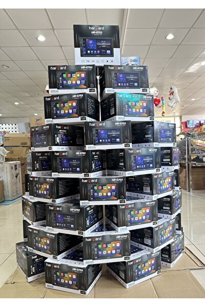 Reiss HR-G752 Compatible Adjustable Auto Double Tape with Car Play 7'' inch Bluetooth-Usb-Aux-Sd-Fm +Camera