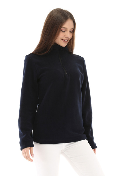GHASSY CO. Ghassyco. Women's Half Zipper Fleece Sweatshirt