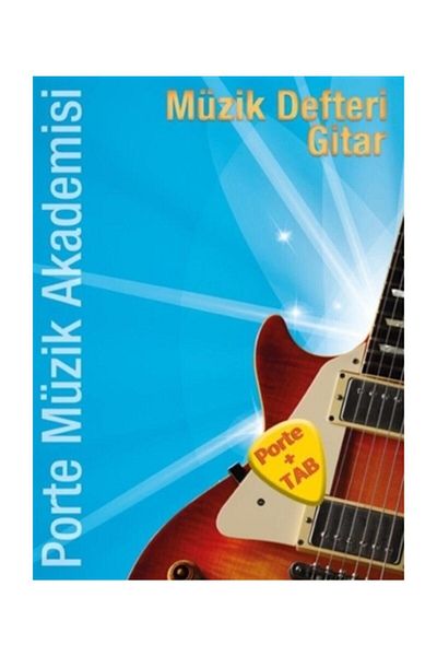 Porte Müzik Eğitim Merkezi Porte Music Academy Music Notebook Chitară
