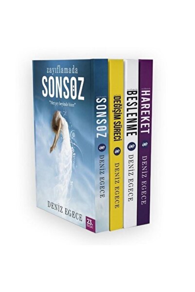 Egece Yayınları Deniz Egece Zayıflama Ve Sağlık Seti - 4 Kitap Takım