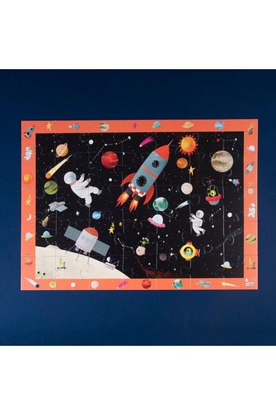 kidmosfer Educational Puzzle for Ages 3+ - 35 Piece Space Adventure